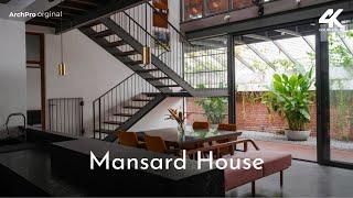 Inside a 2500 Sq. Ft. 3-Bedroom Home in Kochi | The Mansard House | Home Tour | @ArchPro  | 4K | HDR