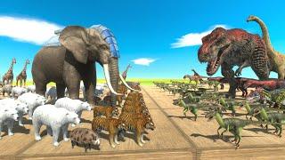 Why did Animals Win over Dinosaurs? | Animal Revolt Battle Simulator