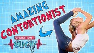 The Contortionist Science for kids | BENDY Body Parts | Experiments for kids | Operation Ouch