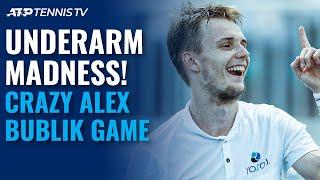 Underarm Serves Galore! Alex Bublik Mad Game vs Sonego | Eastbourne 2021