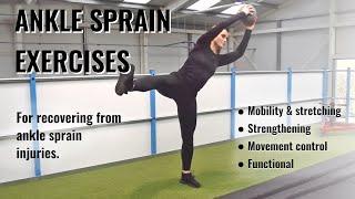 Ankle Sprain Rehabilitation Exercises