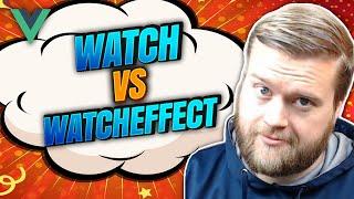 Vue 3 Watch vs WatchEffect! Watch OUT, you'll probably get this wrong!