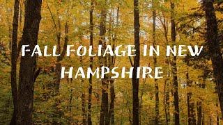 New Hampshire Fall Foliage in the White Mountains