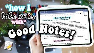 Good Notes *how I take my notes* Überschrift Tutorial+ Hausaufgaben Heft Tutorial️ | kathie