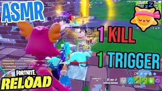 ASMR Gaming  Fortnite 1 Kill = 1 Trigger Relaxing Mouth Sounds  Controller Sounds + Whispering 