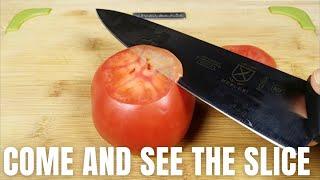 THE BEST BUDGET CHEF KNIFE 8" MERCER MILLENNIA AMAZON KNIFE REVIEW