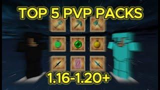 TOP 5 PVP PACKS 1.16-1.20+ |RAPY|MINESTAR|BOXPVP|