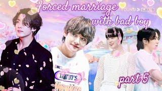 Forced marriage with bad boy ️ [ part 5] Wedding day , taekook yoonmin love story,#taepie