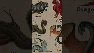 TYPES OF DRAGON PART 1 #video #viralshorts #mythicalcreatures #mythical