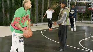 Duke Dennis & Chris Brown vs Kai Cenat 4v4 Basketball!