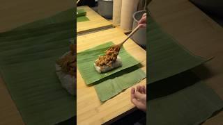 Jumat berkah kali ini masak nasi bakar ayam suwir