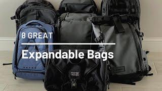 8 Great Expandable Bags for Everyday Carry and One Bag Travel (Knack, Nomatic, Nordepack)