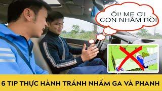 Hướng dẫn lái xe số tự động dành cho người mới lái - 6 Tips tránh nhầm chân GA và PHANH | Autodaily