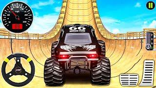 Monster Truck Mega Ramp Impossible Driver - Extreme Car Stunts Master Driver - Android Gameplay