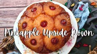 Easy Bake Pineapple Upside Down Cake | Rahiza Dorah