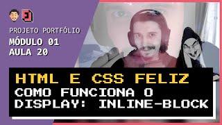 Como funciona o display: inline-block | Mód01 - Aula 20