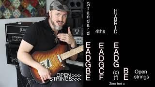 NEW HYBRID GUITAR TUNING . Alex Hutchings
