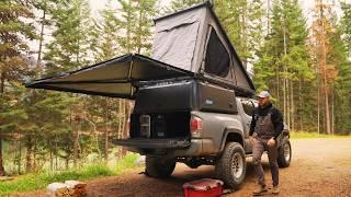 Camping during a COLD Rainstorm in Montana