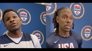 Anthony Edwards On Who He Likes Talking Trash To On the Court And Jrue Holiday on Being on Team USA!