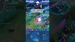 This new Xavier critical build is Insane  #mobilelegends #xavierml #shorts