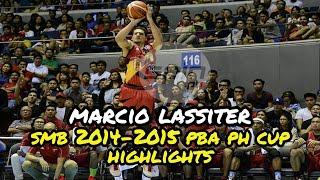 Marcio Lassiter SMB 2014-2015 PBA PH Cup Highlights