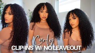 NEW No Leave Out W/ Clip-Ins Crochet Method Ft. Curls Queen