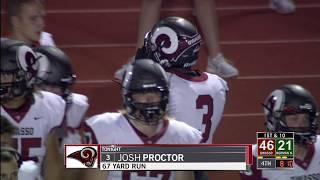 Josh Proctor 67 Yard Run on Double Reverse