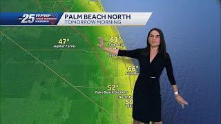 Cold Artic air moving into South Florida