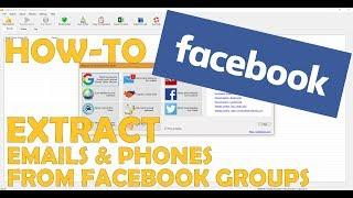 How to Extract Emails & Phones From Facebook Groups