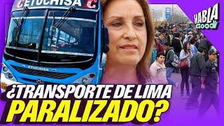 PARO DE TRANSPORTISTAS ANTE OLA DE INSEGURIDAD EN EL PAÍS | HABLA GOOD