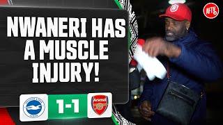 Ethan Nwaneri Has A Muscle Injury! (Yardman) | Brighton 1-1 Arsenal