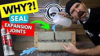 how and WHY you should seal your expansion joints with Self Leveling Sealant