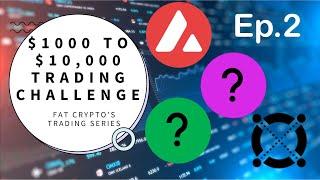 $1000 to $10,000 TRADING CHALLENGE EP.2! PROFITS IN 1 WEEK?