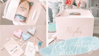 Wedding Kid Activity Boxes | Wedding DIY