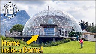 Sustainable Arctic DOME HOME recycles water & grows food!