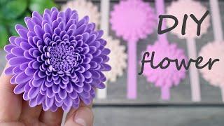 DIY Хризантема из фоамирана  EVA Foam Paper Flowers 