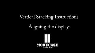 Moducase Display units Vertical stacking