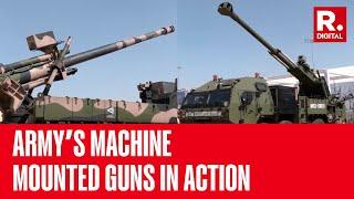 Watch: DRDO Showcases Indigenously Developed Mounted Gun System At MSME Defence Expo 2024