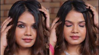 Dusky Makeup Transformation | Basic Party Makeup by @ektaguptamua | Varanasi Makeup Artist