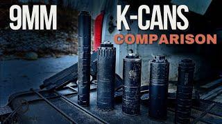 9mm "K" Can Comparison