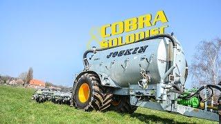 JOSKIN Cobra 13000 slurry tanker + Solodisc meadow injector