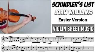 Free Sheet || Schindler's List - John Williams || Violin Sheet Music