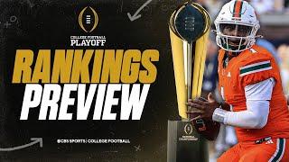 College Football Playoff Rankings PROJECTIONS: How far will Miami fall after upset loss?