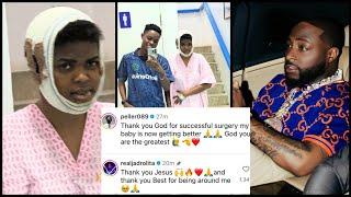 Jarvis Survived Mouth Tumor surgery! Davido Visits Hospital...