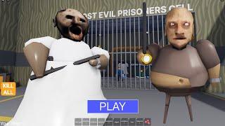 GRANNY BARRY'S PRISON RUN (OBBY) - Playing as GRANDPA FULL GAMEPLAY ROBLOX UPDATE FULL GAME #obby