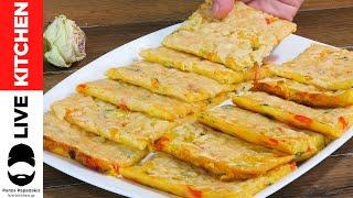 Better than pizza! Just grate the potatoes! Easy and cheap recipe