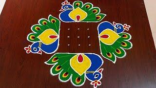 7×7dots beautiful sankranti chukkala muggulu|easy sankranti rangoli|Pongal kolams#Rang Kaa Rangoli