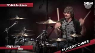 SABIAN Players' Choice - Ray Luzier Demos the 10" AAX Air Splash