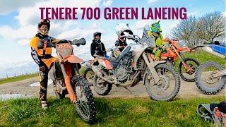 Tenere 700 hits the green lanes