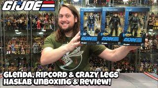 Glenda, Ripcord & Crazy Legs Haslab Dragonfly GIJOE Classified Series Unboxing & Review!